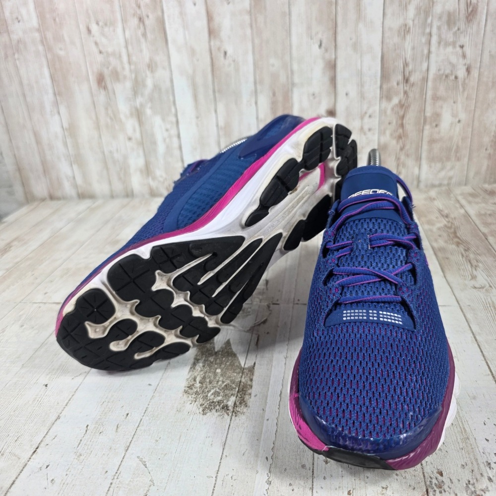 Under Armour Speedform Gemini 2 Womens Running Shoes Blue Pink  Size 9 - Picture 5 of 8